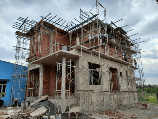 bảng giá xây nhà phần thô kiến an long