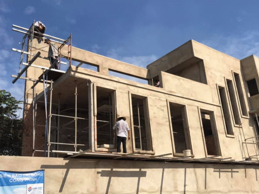 Mẫu Nhà Xây Gạch Không Tô: 6 Bước Thi Công Đúng Kỹ Thuật