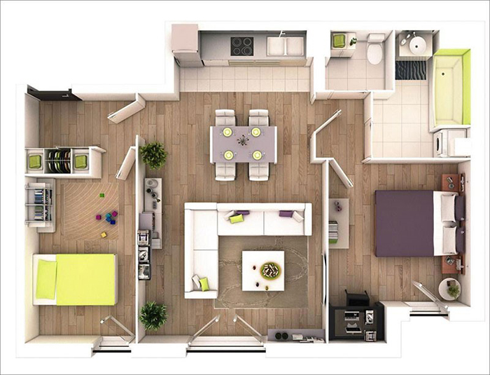 Kinh Nghiệm Xây Nhà - 7 Bí Quyết Xây Nhà Lần Đầu Tiết Kiệm Chi Phí 6 Tối ưu hóa diện tích sử dụng – Kinh nghiệm làm nhà không thể bỏ qua