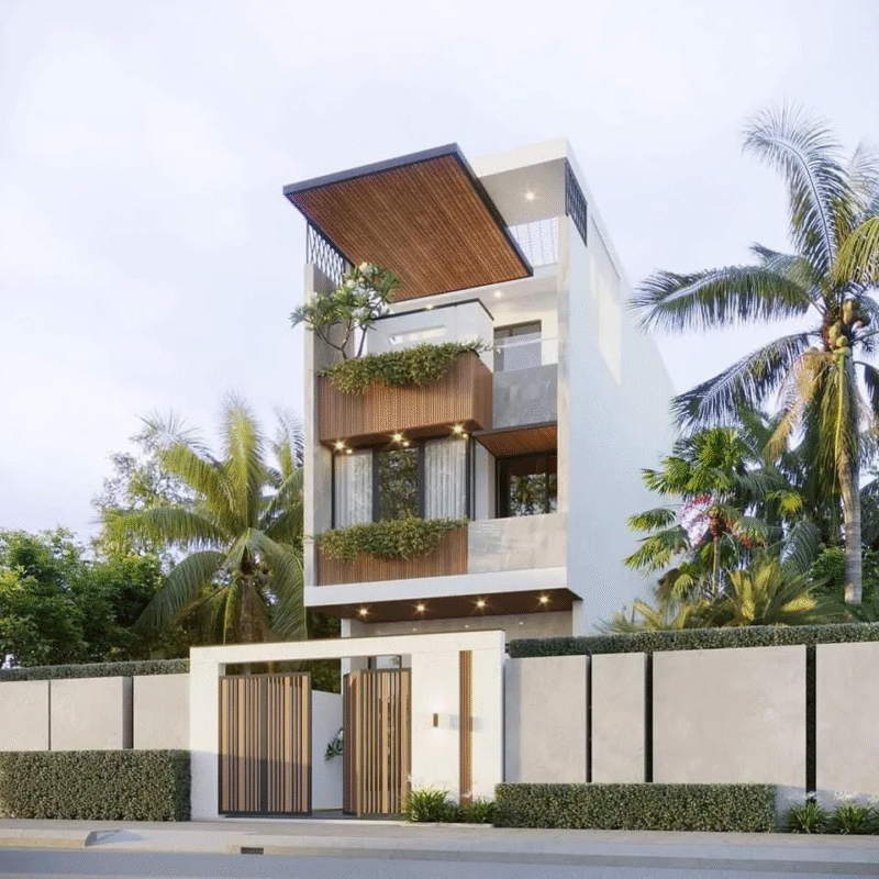 5 Lưu Ý Khi Xây Nhà Phố San Sát Miền Tây Để Bền Đẹp Lâu Dài 3 Thiết Kế Đảm Bảo Ánh Sáng Và Thông Gió Tự Nhiên