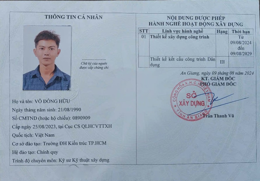 Giới thiệu Thiết kế Xây Dựng Kiến Đông 3 cchn thiet ke 1